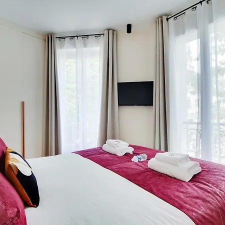 Daire Charming Air-conditioned Apt Near The Eiffel Tower